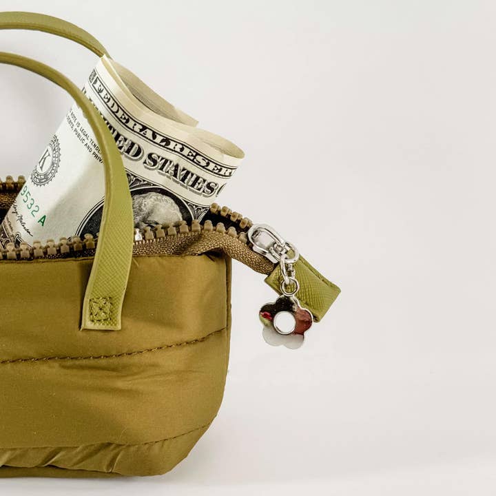 Mugsby - Wholesale Keychain - Women's - Mini Puff Bag Keychains, Mini Puff Tote, Keychain