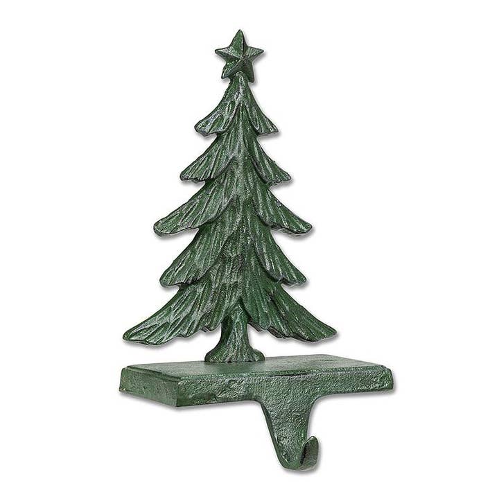 Tree Stocking Holder-Dark Green-9"H for wholesale by Abbott