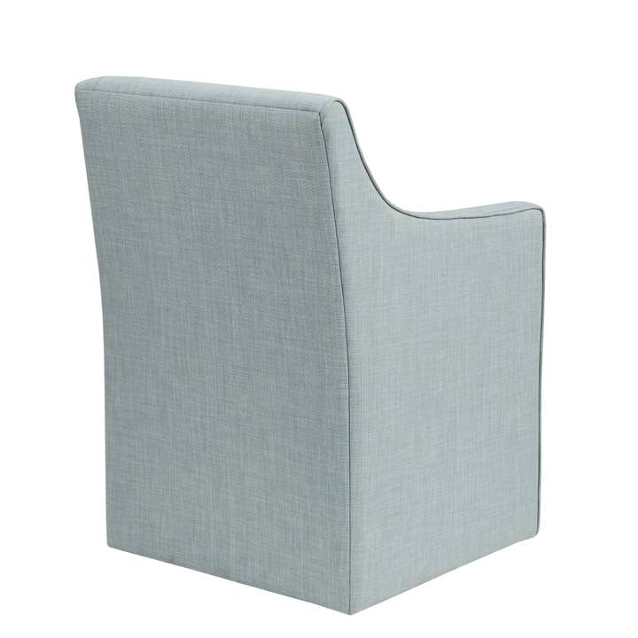 Olliix - Wholesale Chair - Blue Dining Arm Chair with Casters *7