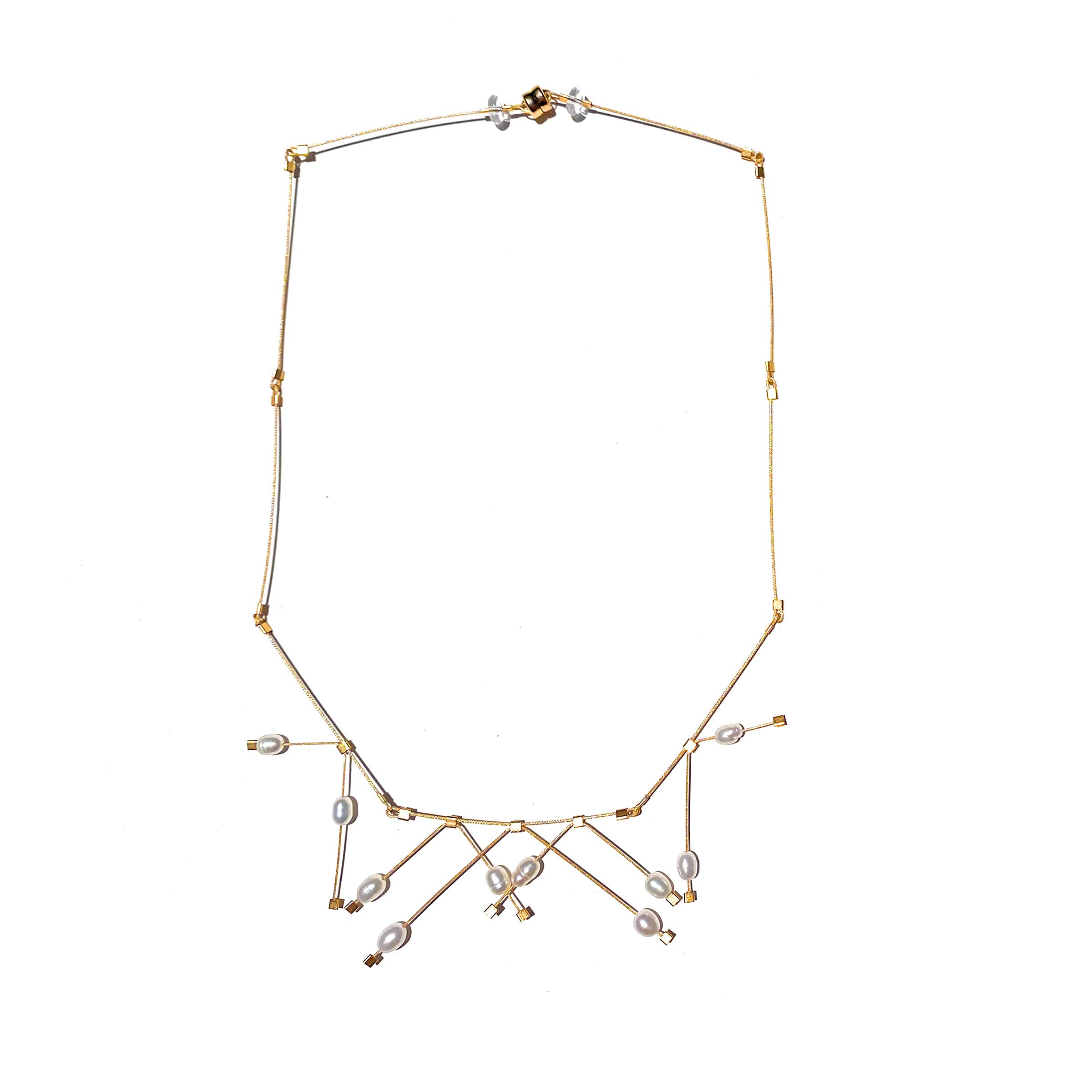 Meghan Patrice Riley – Colar de elos e correntes por atacado – Colar Redux Spring0