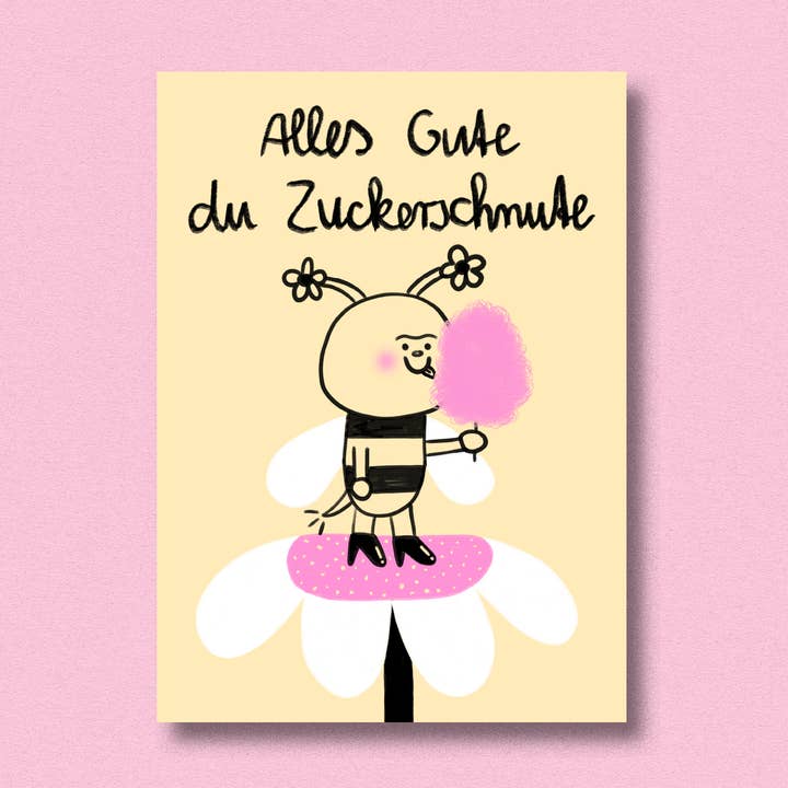 Postcard Sweetie for wholesale by Jenne Grassmann