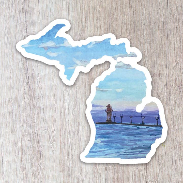 Lake Michigan Sticker for wholesale by Brush & Bark