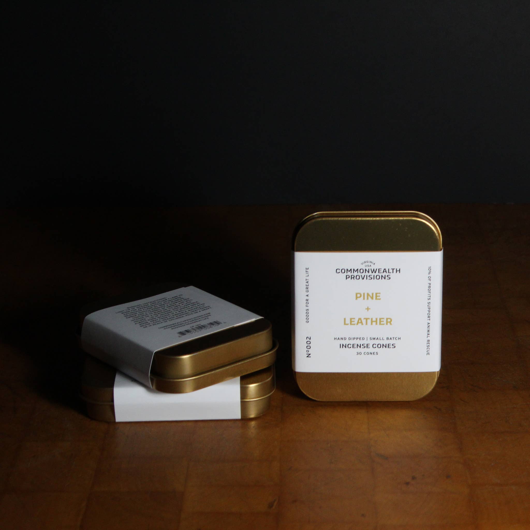 Commonwealth Provisions - Wholesale Incense - Incense Cones - Pine + Leather2