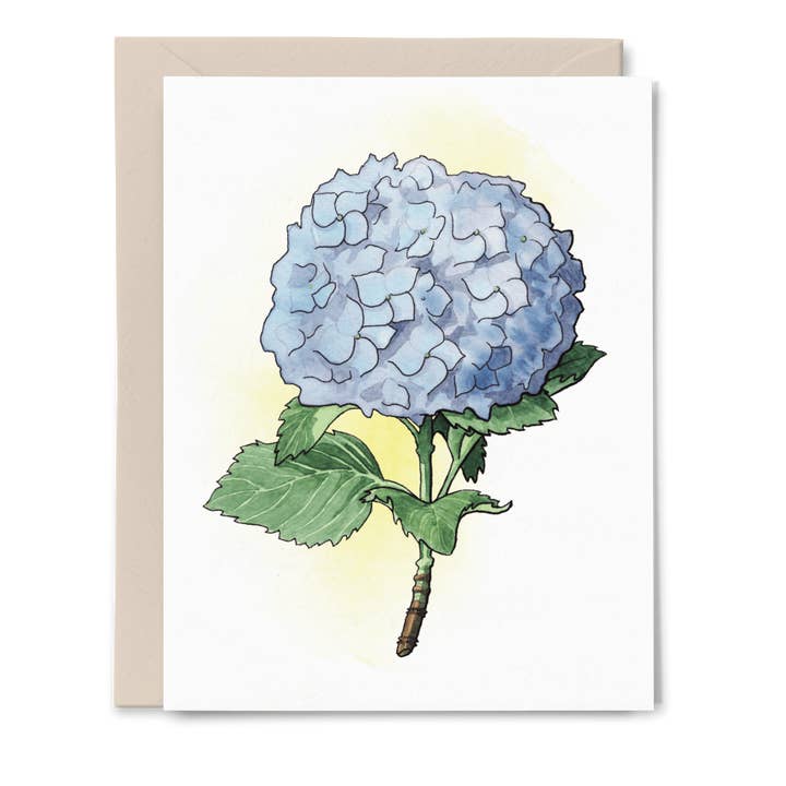 Hydrangea Card - Rose Soini series for wholesale by Apricity Press