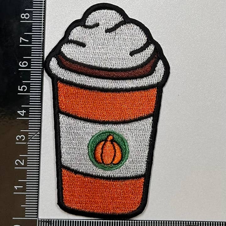Aloe and Milk Boutique - Wholesale Patch - Fall Latte Patch, fall patches, starbucks patch, holiday1