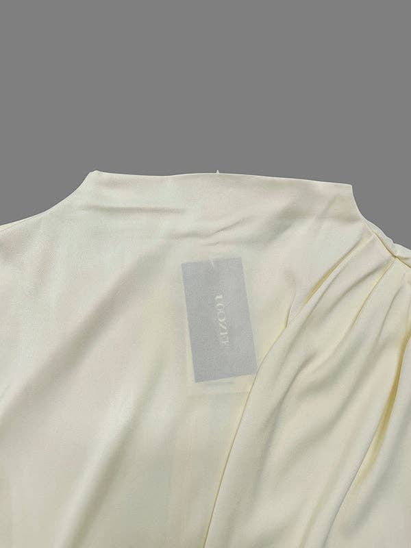 Plush Looks - Wholesale Blouse - Women's - Urban Solid Color Short Sleeve T-Shirt Top14