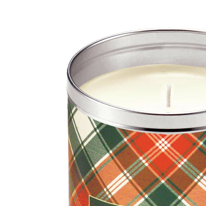 Aunt Sadie's Candles - Wholesale Jar/Filled Candle - Merry Plaid Candle0