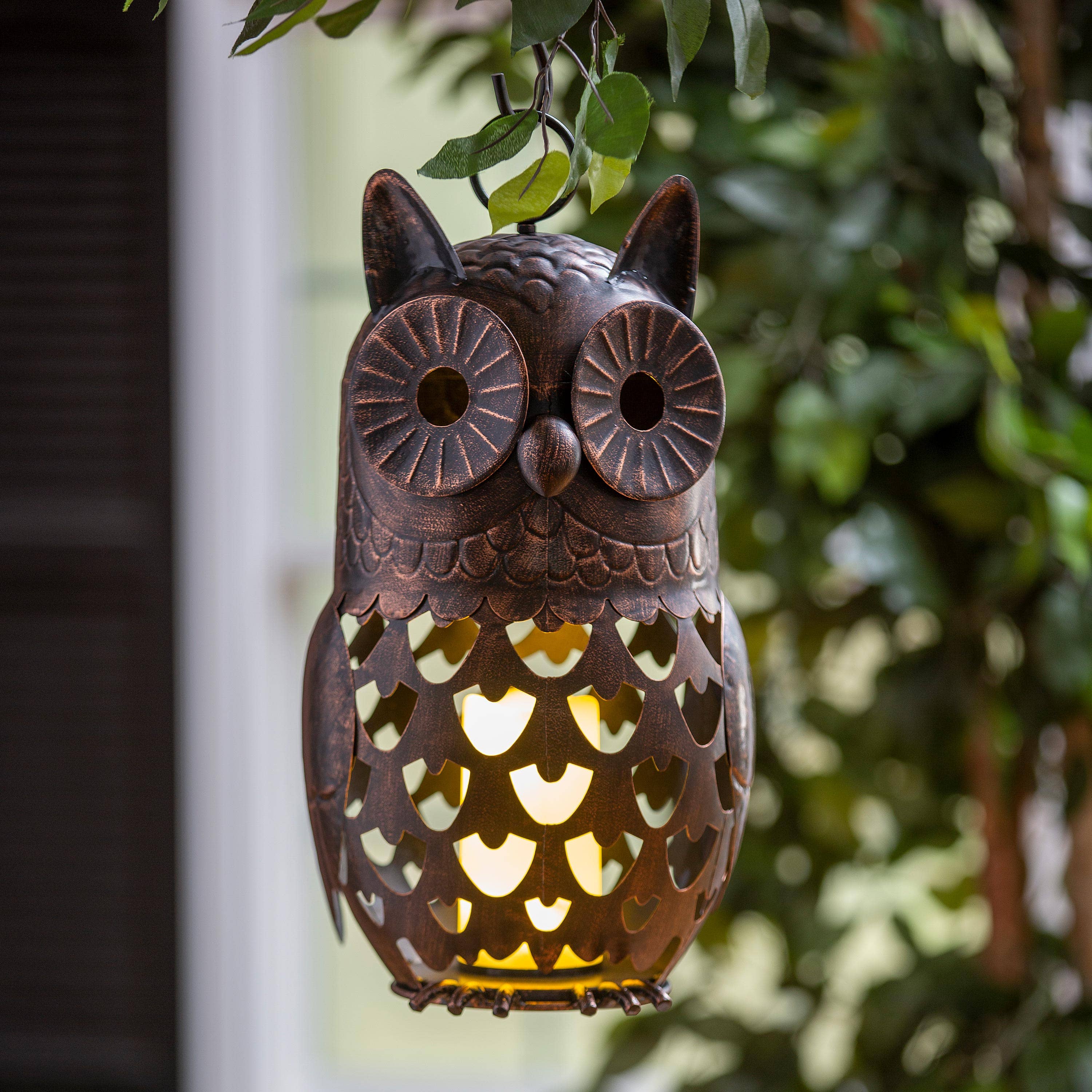 Evergreen Enterprises - Wholesale Outdoor Ornament/Decor - 18"H LED Owl3