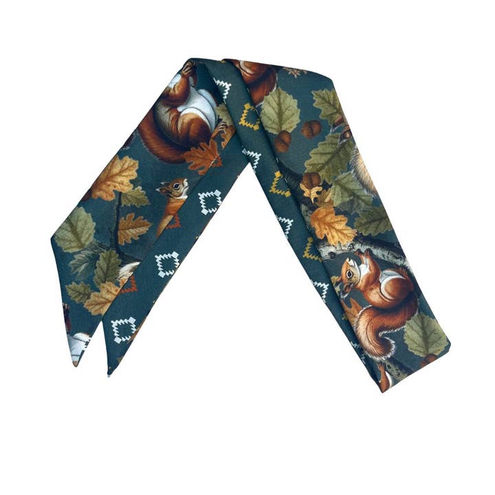 Sophisticated Squirrels Lil Twilly Scarf 33" | Wrist Scarf for wholesale by Sophisticated Country Lady