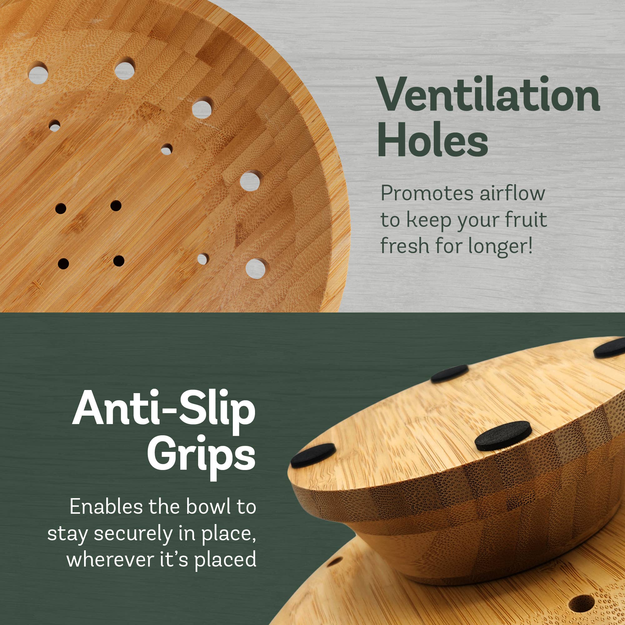 Bambusi - Wholesale Fruit Basket - Bamboo Pedestal Fruit Bowl, Decorative Kitchen Counter Bowl3