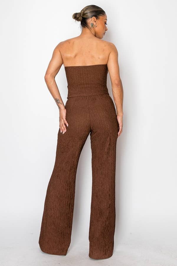 Kimcine - Wholesale Jumpsuit - Women's - KST8513-WOMEN'S SEXY STRAPLESS JUMPSUIT7