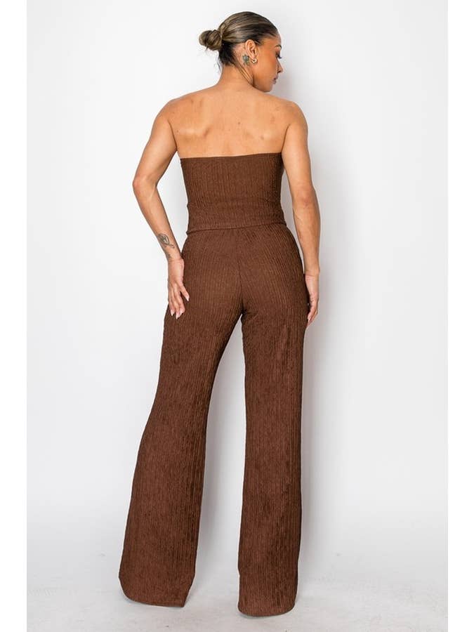 Kimcine - Wholesale Jumpsuit - Women's - KST8513-WOMEN'S SEXY STRAPLESS JUMPSUIT7
