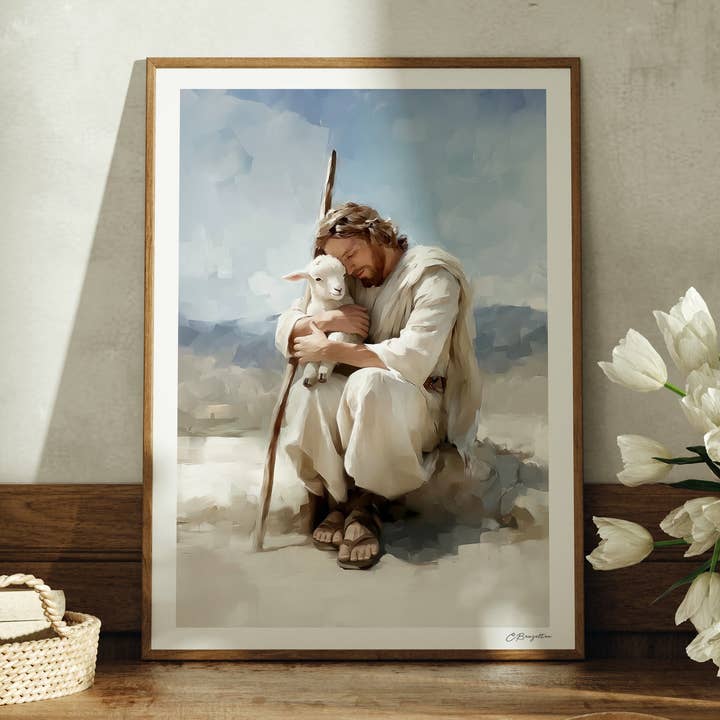 Never Let Go #2 | Signed Handmade Art Print for wholesale by The Painted Gospel