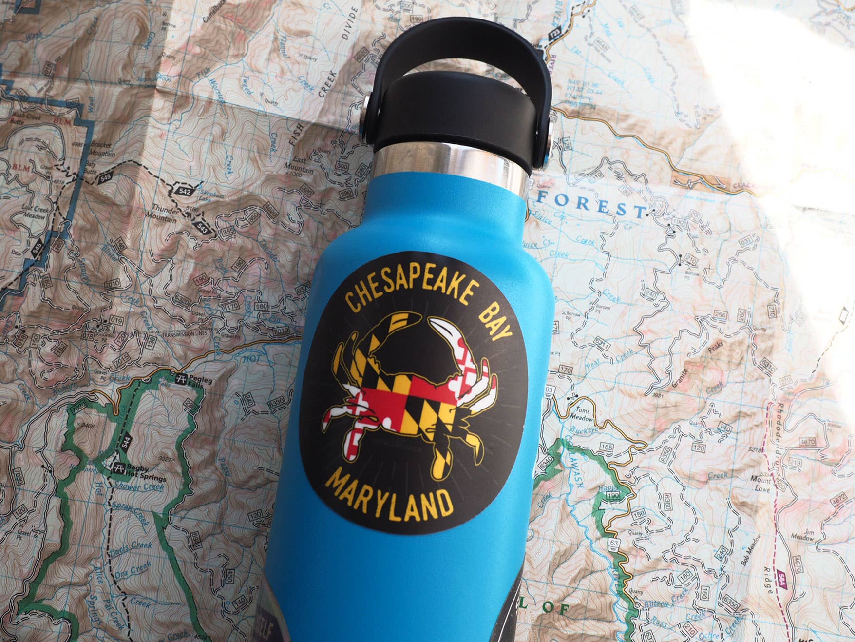 Sentinel Supply - Wholesale Sticker - Chesapeake Bay Maryland Crab Sticker2