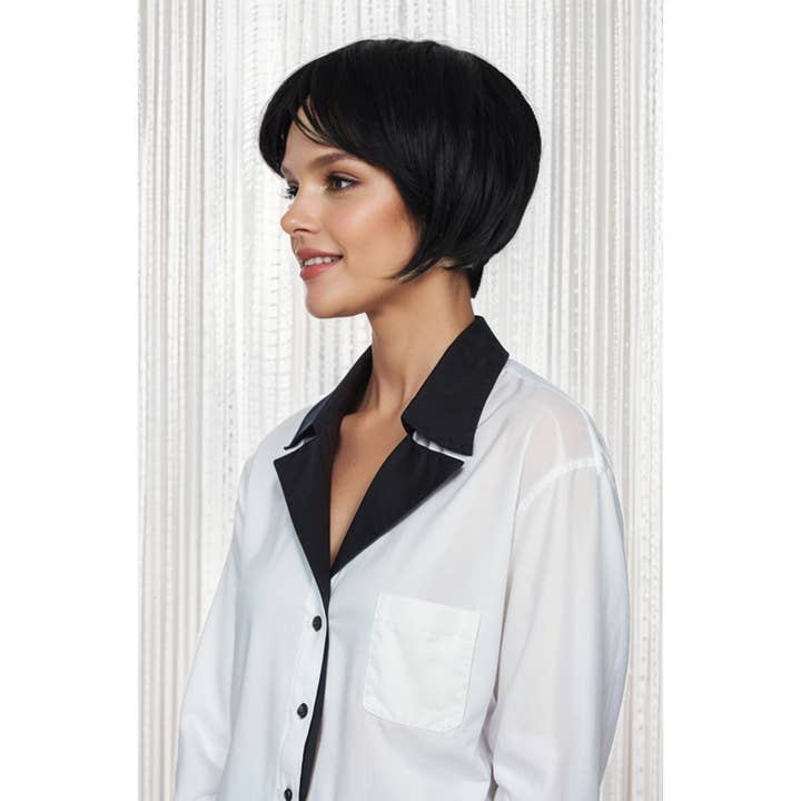 AK Brand - Wholesale Hair Extensions - 11" Short Layered Pixie Cut Wig for Women with Bangs1