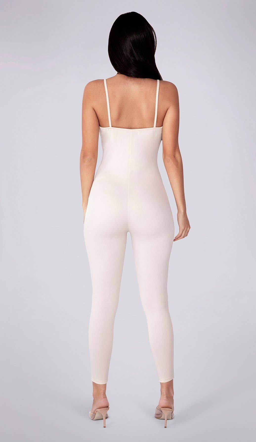Wholesale NELLA Ribbed Jumpsuit- Cream for your shop – Faire UK