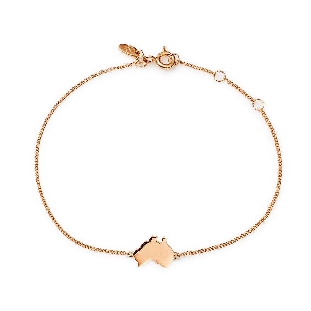 PL Collective - Vendita all'ingrosso Braccialetto con ciondolo/pendente - Bracciale Australian Map1