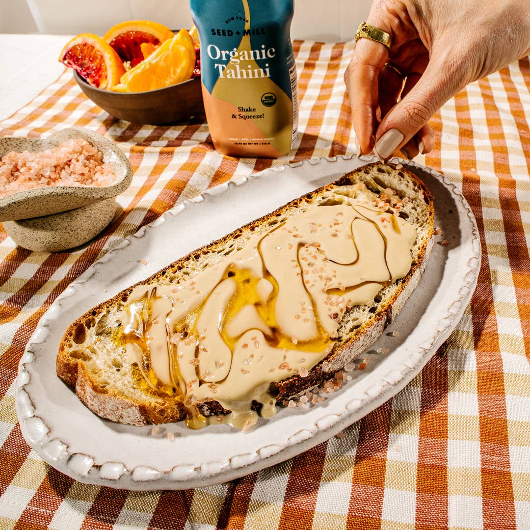 Seed + Mill - Wholesale Nut Butter - Organic Tahini Squeeze Bottle, 6/310g2