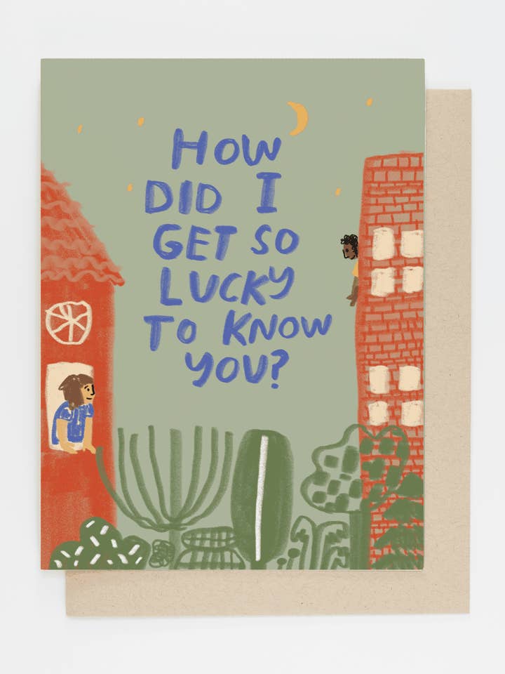 Lucky To Know You Card - Case Pack of 6 Cards for wholesale by People I've Loved