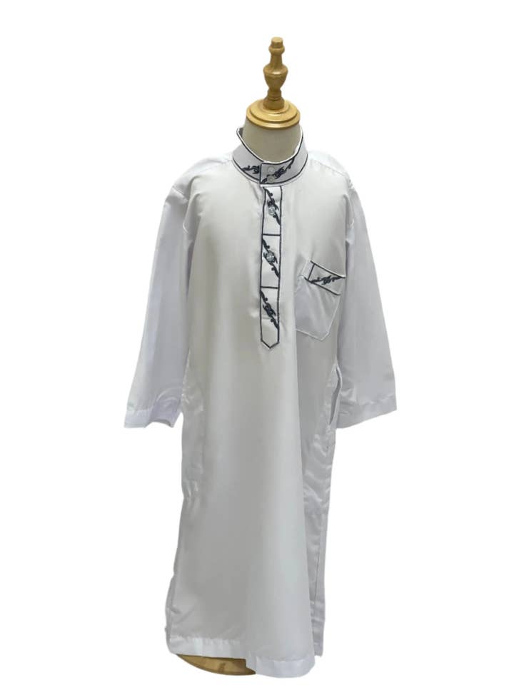 Kids' High-Quality Thobe - Durable Stitching, Multi Sizes & Variants for wholesale by Palestinian Elegance