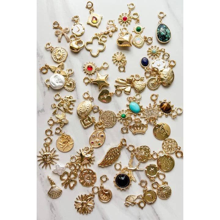 PiPPY | Kantha Clothing - Wholesale Individual Charm/Pendant - PiPPY Jewelry Charm Bar - Boho Build a Bracelet Charms1