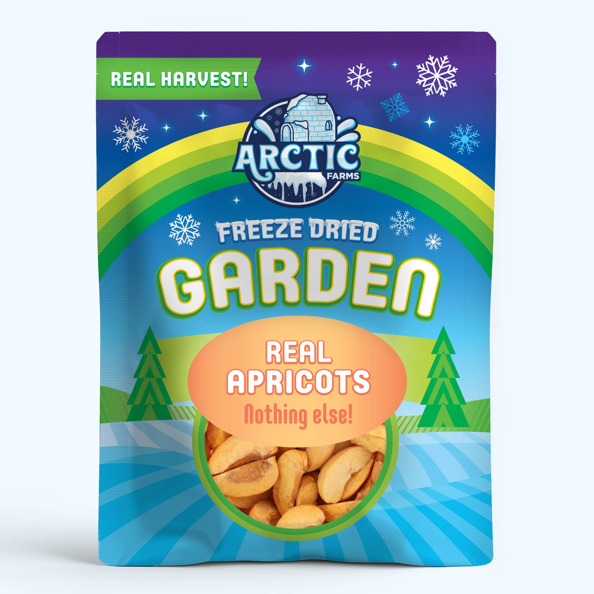 Arctic Farms - Wholesale Dried/Dehydrated Fruit - Arctic Farms Garden Freeze Dried Apricots (100% Real Fruit)0