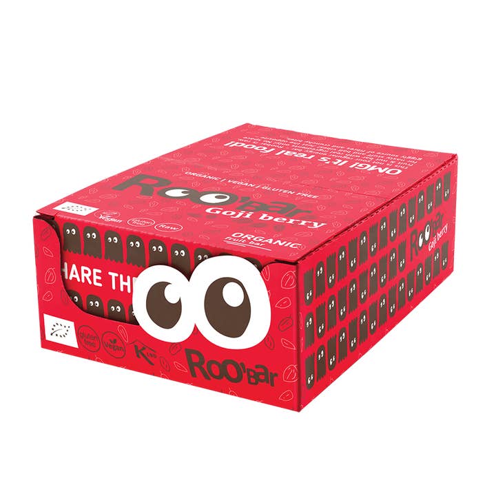 Smart Organic - Wholesale Snack Bar - Goji Berry Bar, Bio, Roobar, 30g1