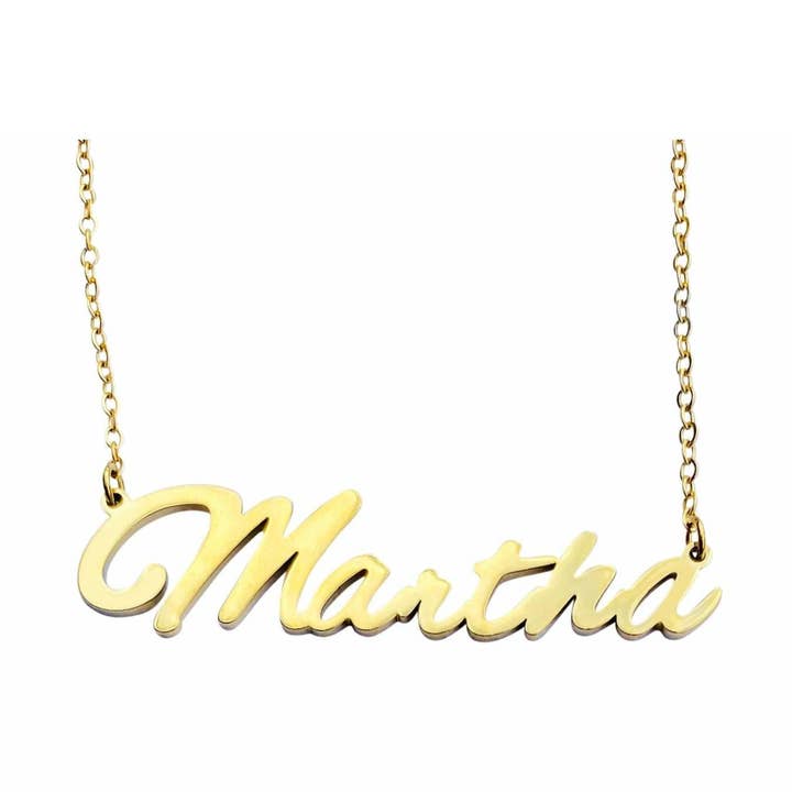 Martha Name Necklace for wholesale by Zotair
