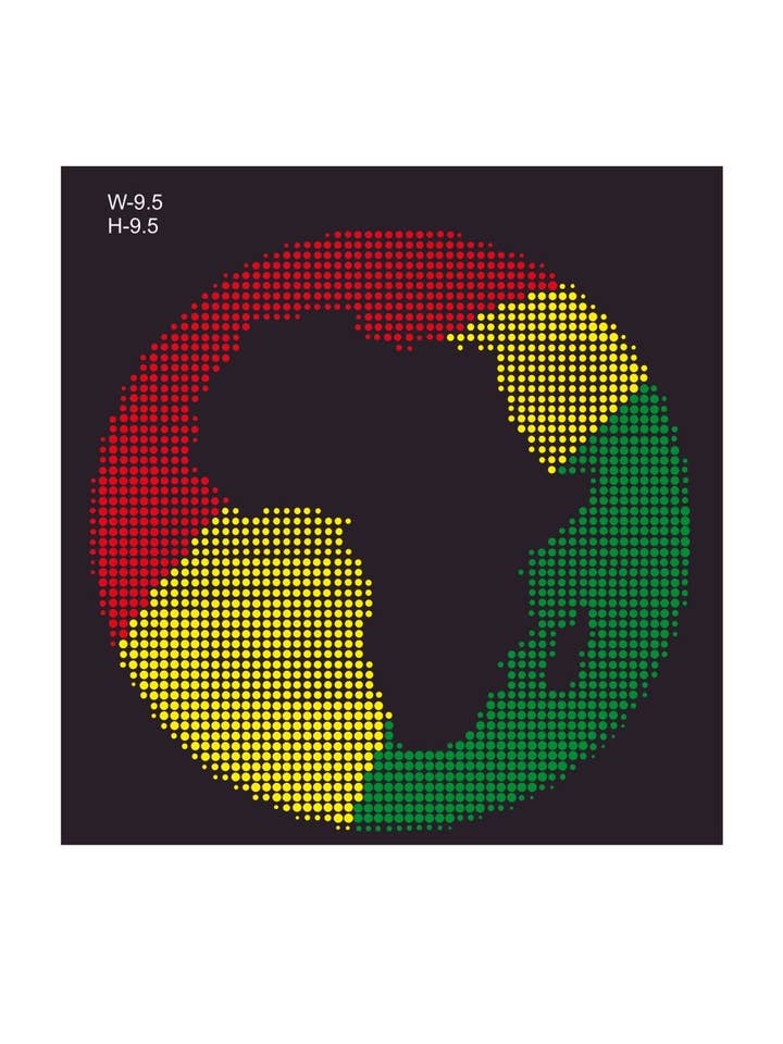 Advance Apparels - Wholesale Hoodie - Women's - Rasta Color Africa Map Hoodie 96124