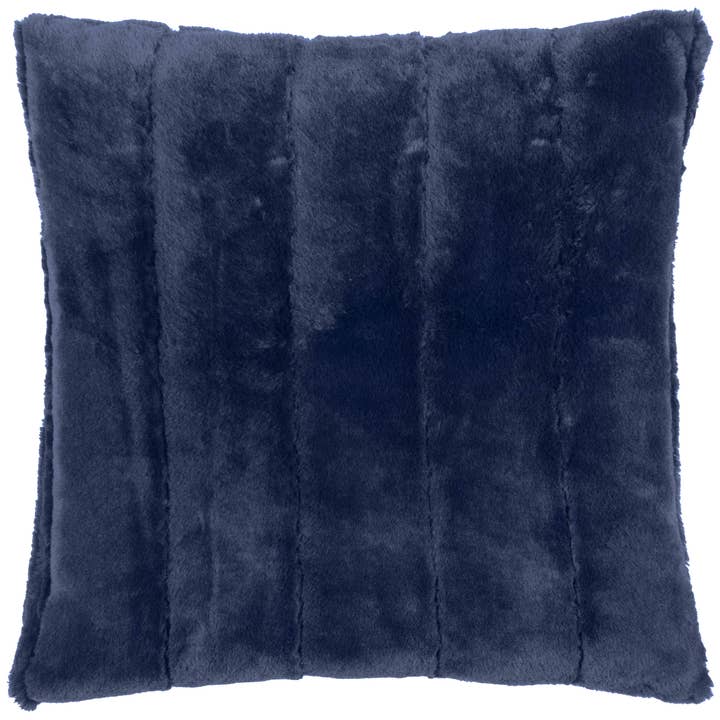 Cojín Empress de piel sintética azul marino para venta al por mayor de Riva Home