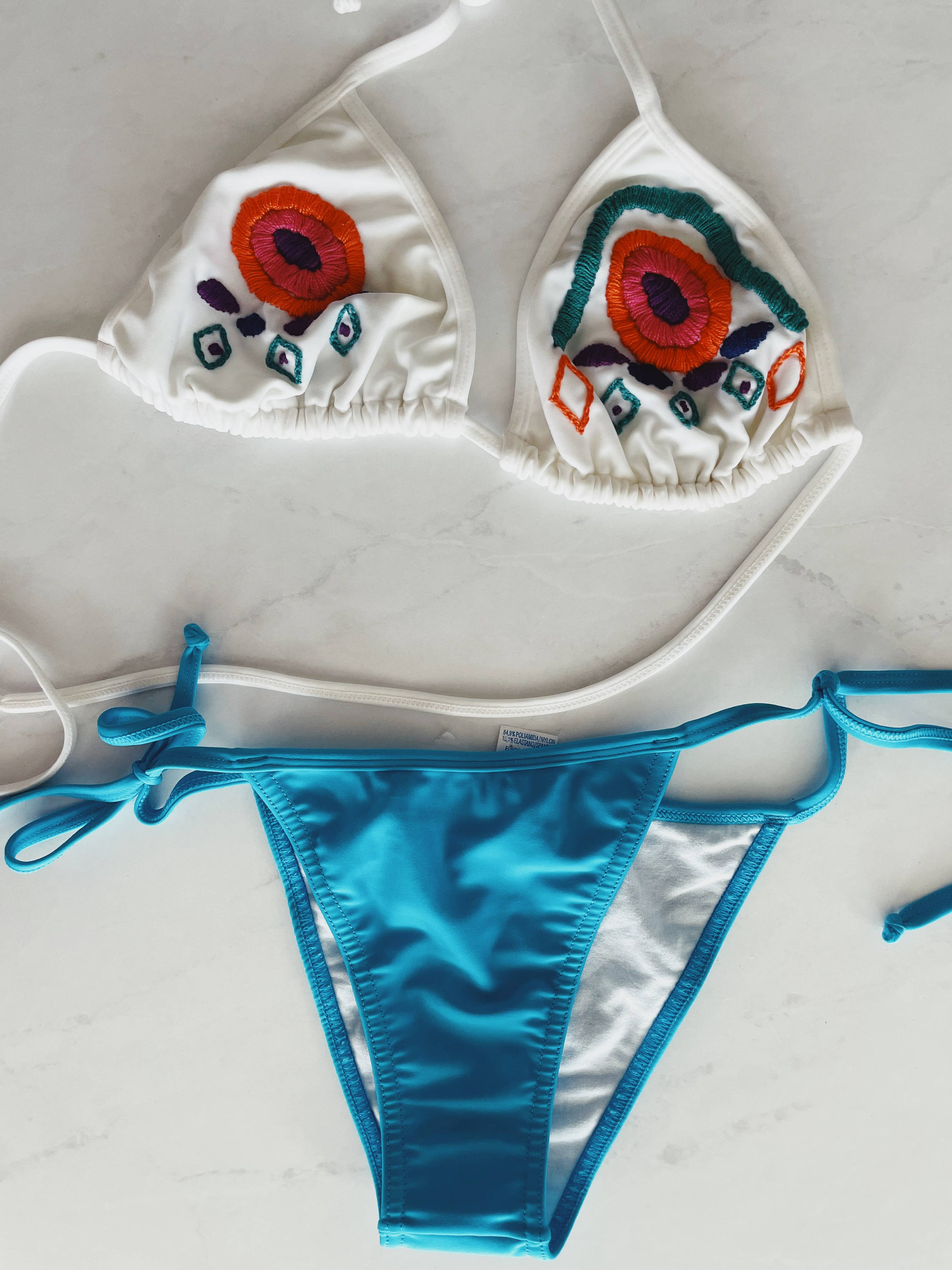 Pura Vida - Vente Maillot de bain deux-pièces – femme - Maillot de bain bikini brésilien à imprimés variés | trendy bathing su1