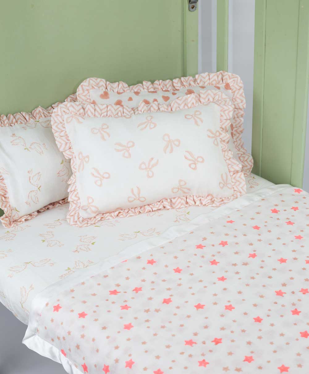 Willa and the Bear - Wholesale Pillow/Cushion - Kids & Baby - Muslin Ruffle Mini Pillow23