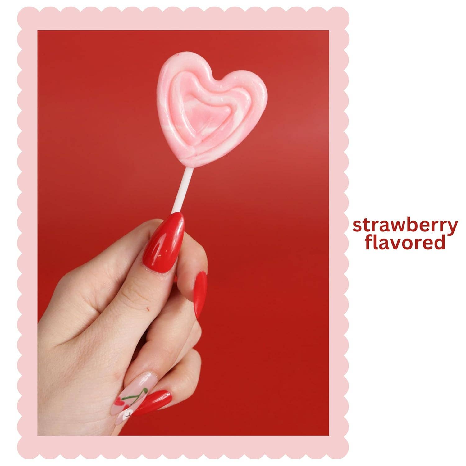 Needzo Inc - Wholesale Lollipop - Box of Swirl Heart Lollipops, Individually Wrapped, 24 Count5