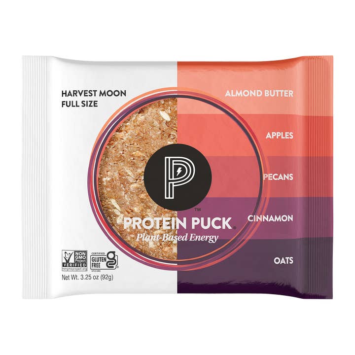Harvest Moon (Apple, Cinnamon, Pecan) (16 - 3.25oz Bars) for wholesale by Protein Puck