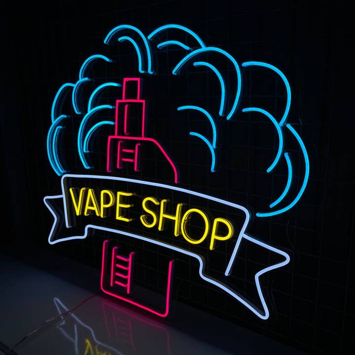 Glow Neon – wholesale Neon sign – Vape Smoking Shop Display Neon Sign, Welcome Sign Decor3