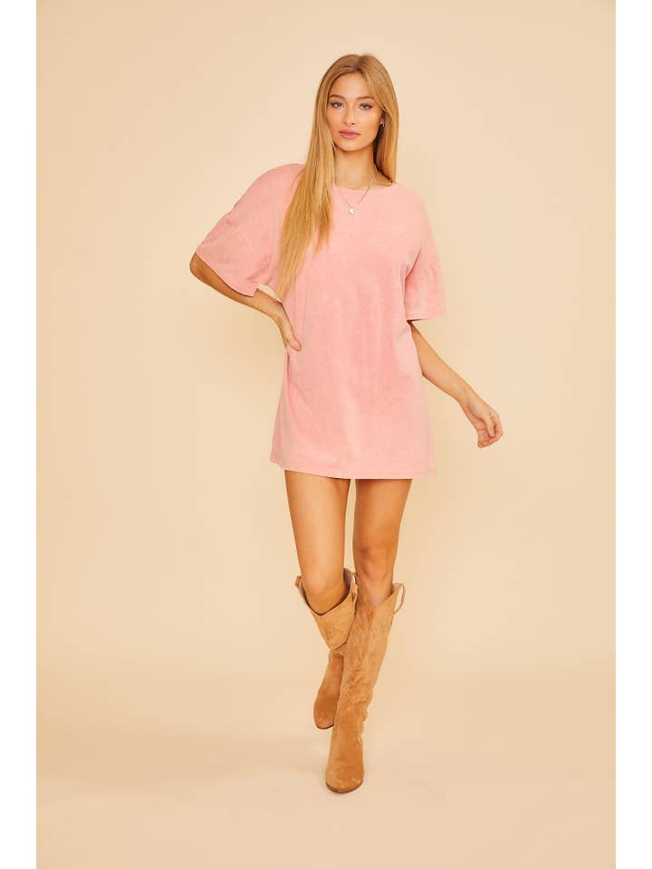 Baevely by Wellmade USA - Wholesale Tunic – Women’s - ACID WASH T-SHIRT9