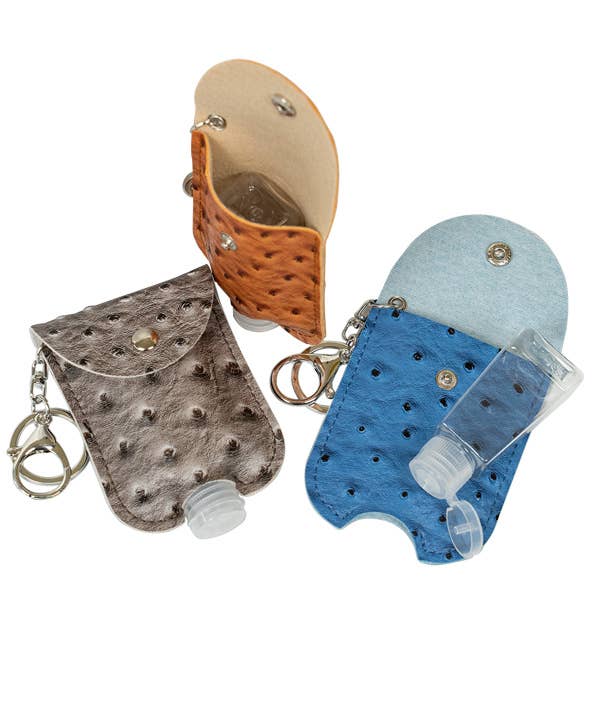 22 Tote – wholesale Hand sanitiser – Assorted Vegan Ostrich Sanitizer Pouches, Pack of 60
