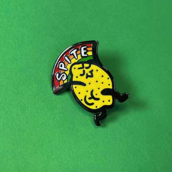 2B Or Not 2B - Wholesale Lapel Pin/Button - Lemon Rainbow Spite Enamel Pin4