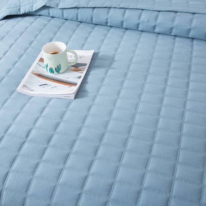 Kasentex - Wholesale Bedding Set - Reversible Quilt Set Pre-Washed Microfiber Super Soft7