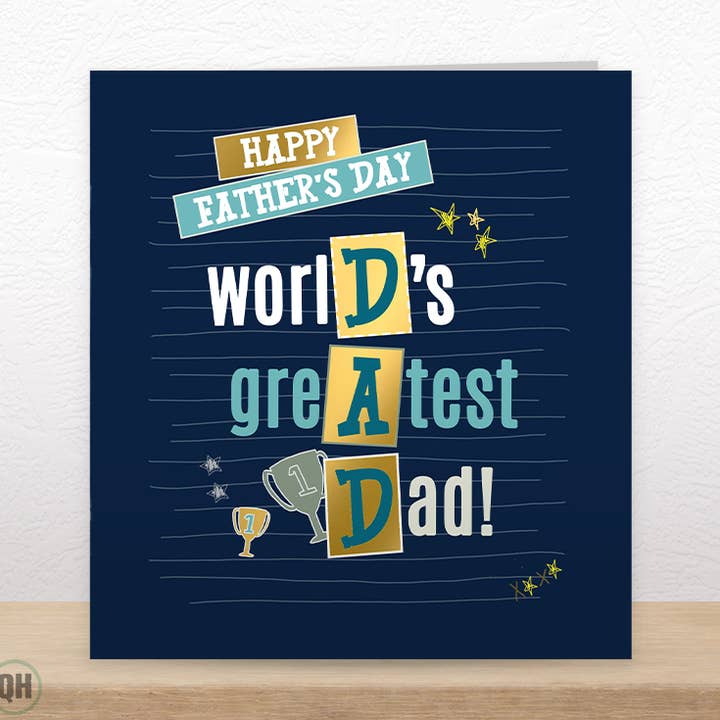 Biglietto per la festa del papà più grande del mondo! per la vendita all'ingrosso da parte di Quitting Hollywood