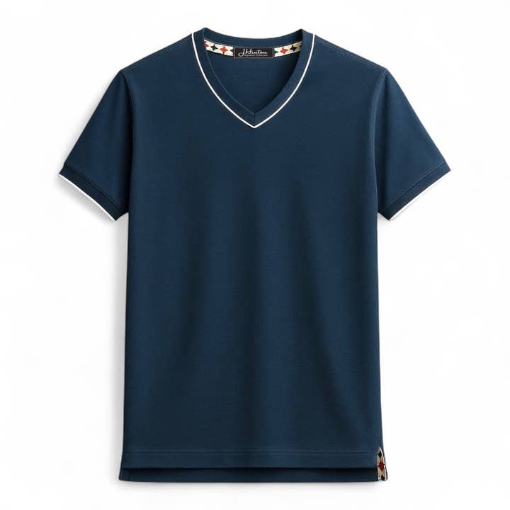 Signature en V Mosaïque – Marine pour la vente par J.HINTON