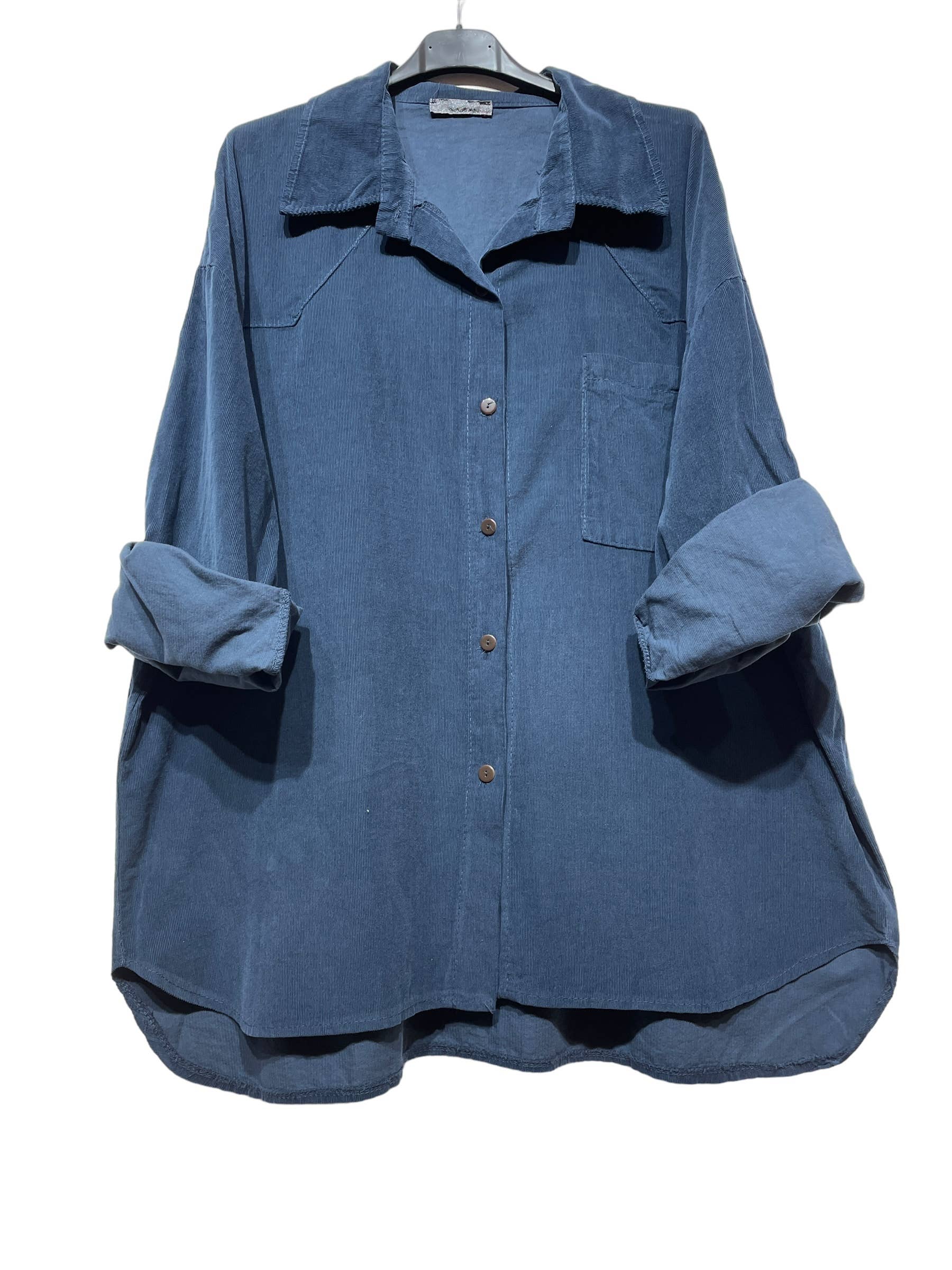 LINEN & COTTON HOUSE – Engroshandel Skjorte med buttondown – til kvinder – 4942 fløjlsbluse til efterår og vinter11