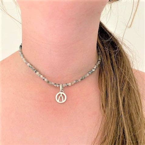 Agat Choker - nur einer verfügbar für den Großhandel von Silver Queen Jewellery