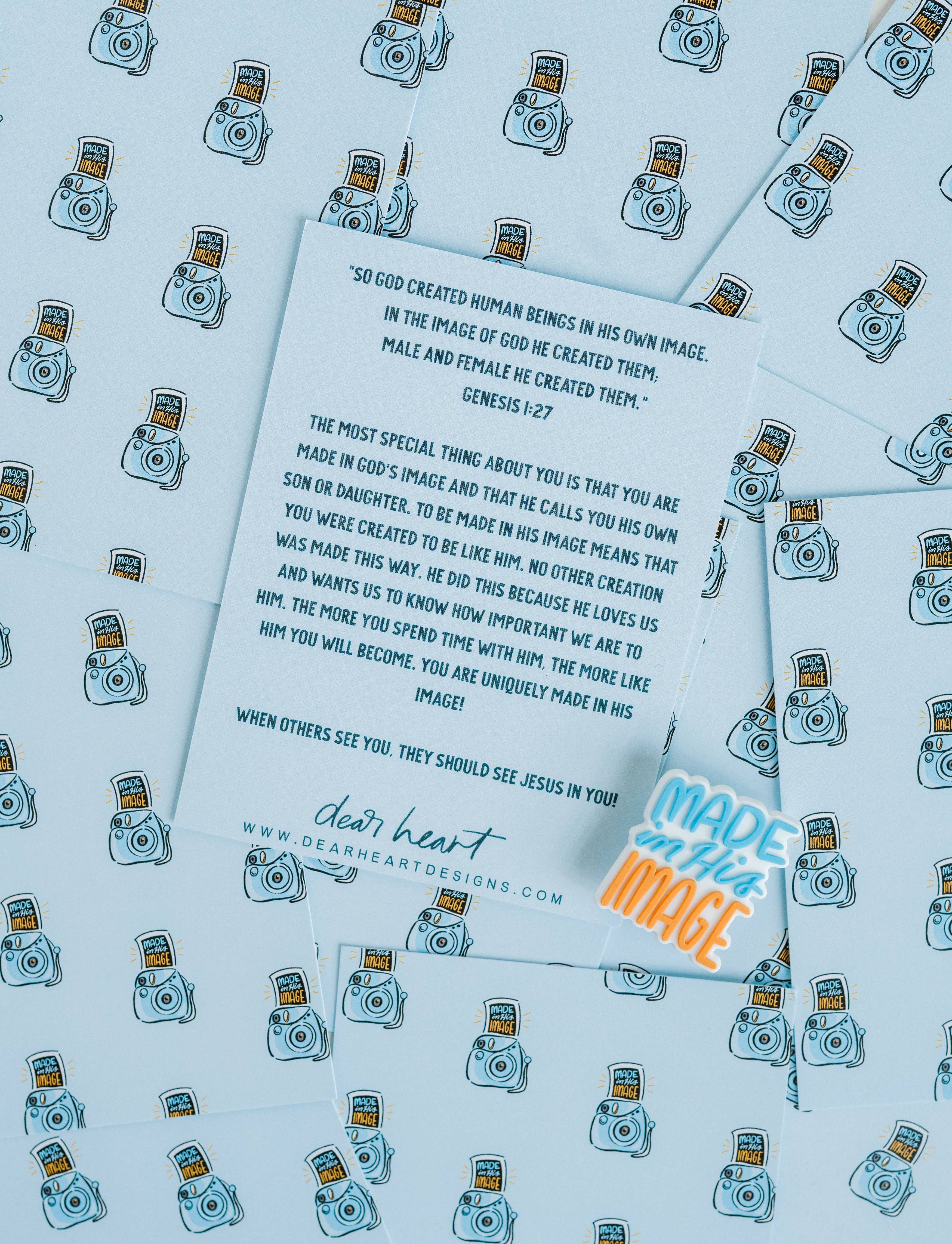 Dear Heart - Vendita all'ingrosso Ciondolo/pendente - Ciondolo per scarpe In His Image I Christian Gift1