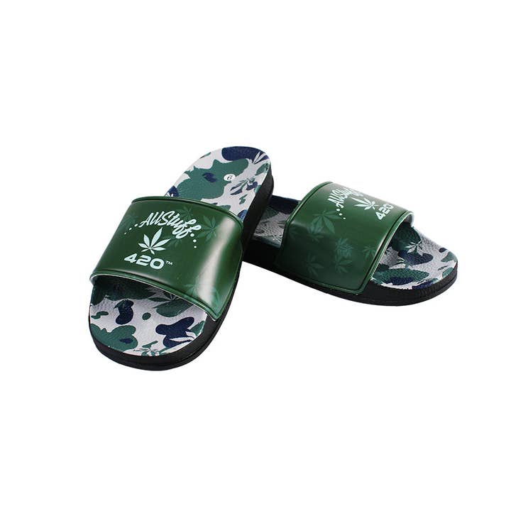 Himpy Slides - Mens Limestone Jean Guy Sandal - 1 Pair Per Pack for wholesale by Novelty Brands