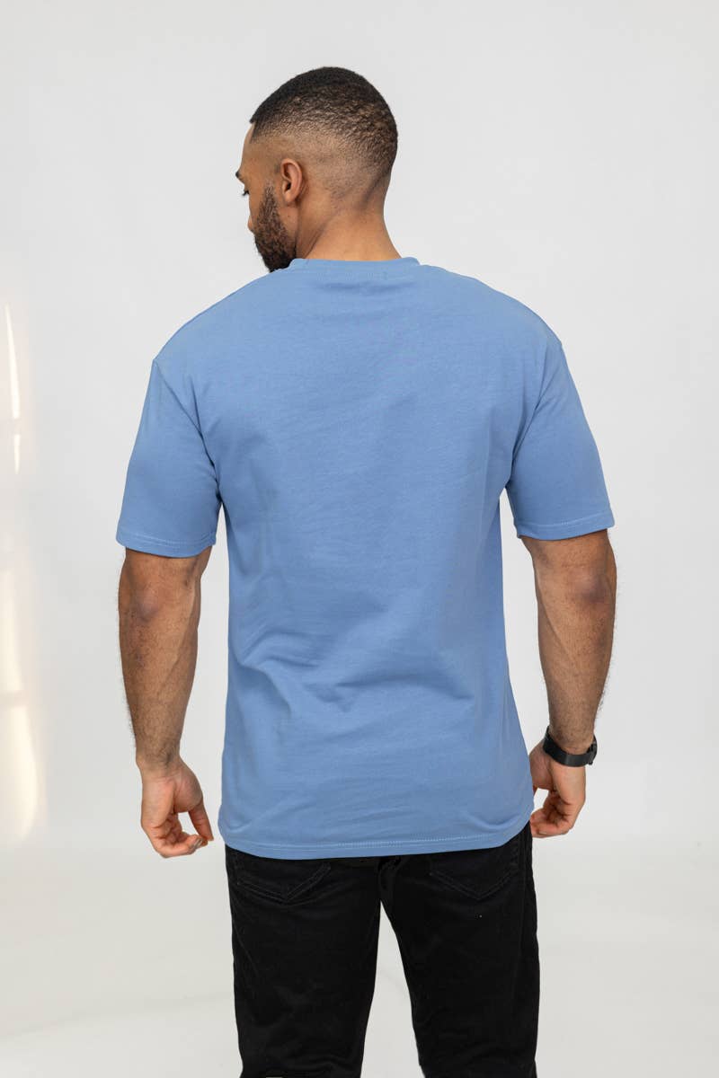 Zayne Paris - Wholesale T-Shirt - Men's - plain oversized round neck t-shirt tx920-14