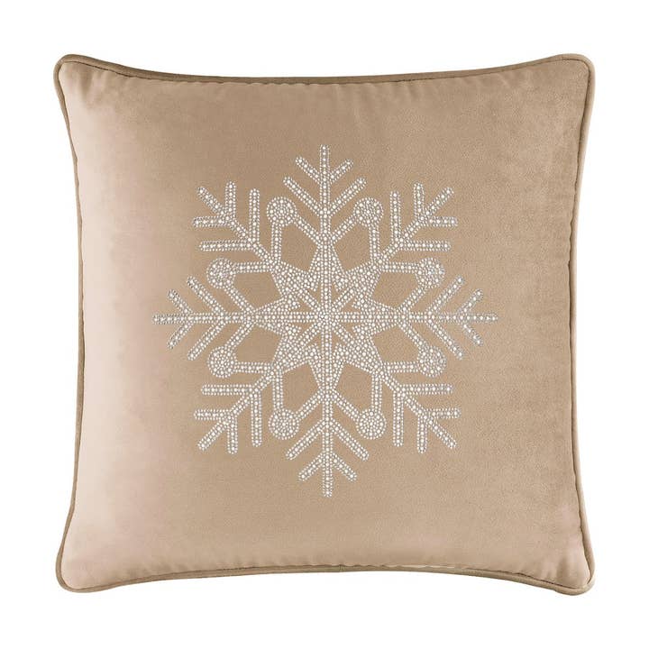 Sparkles Home - Wholesale Throw/Decorative Pillow - Rhinestone Snowflake Pillow47