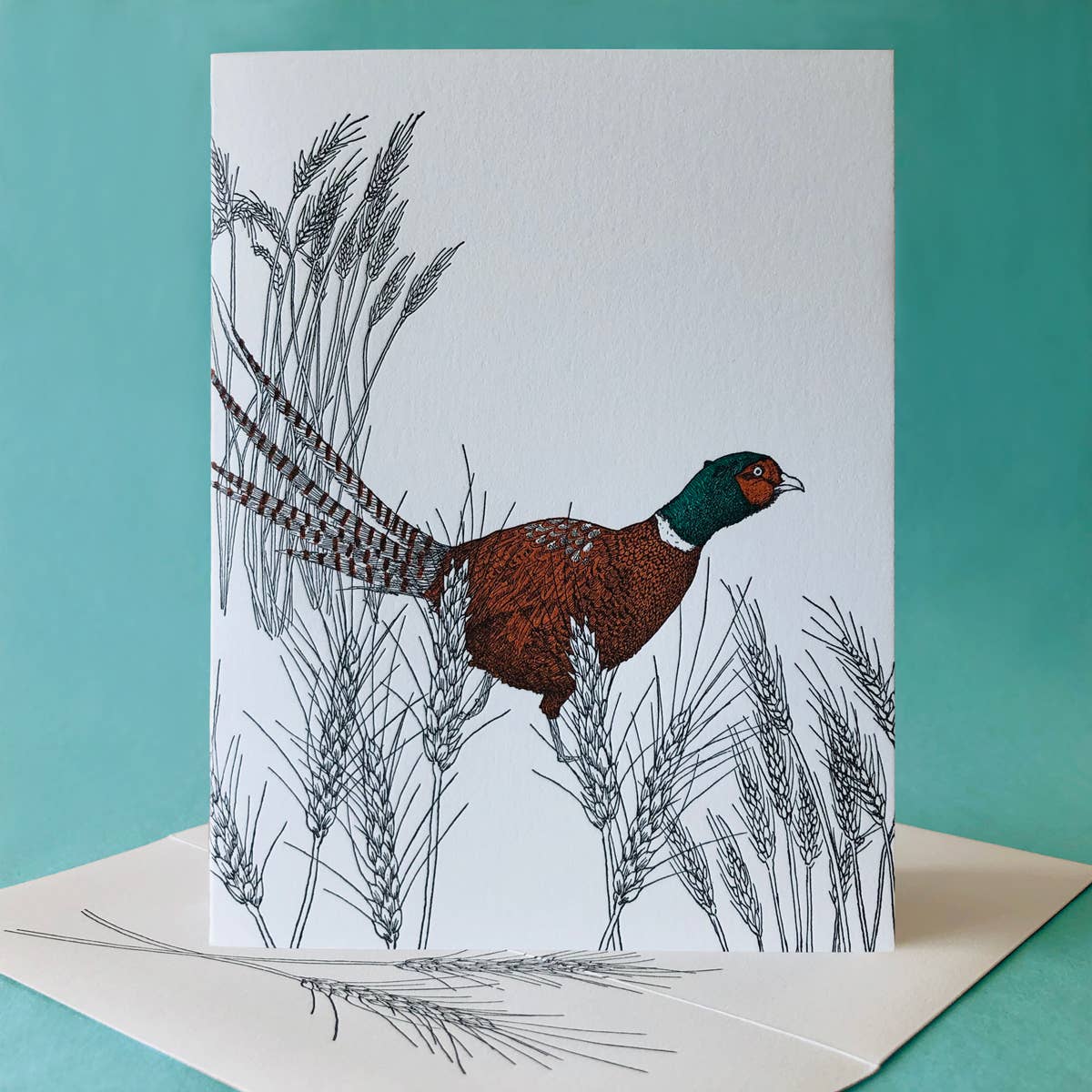 Painted Tongue Press - Wholesale Birthday Card - Wheat Birthday and Blank Note Card1