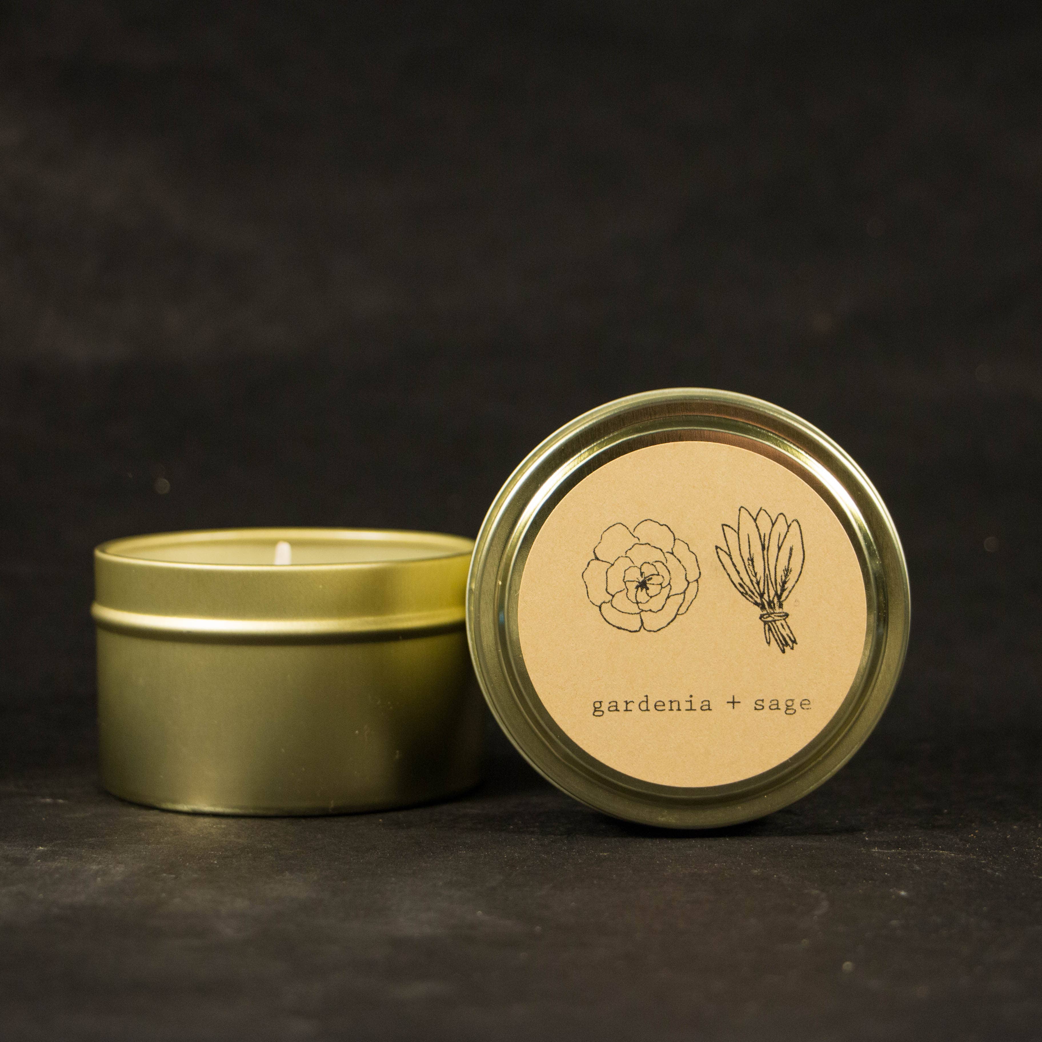 Moonrise Candle Co. – Engroshandel Glaslys – Gardenia + Salvie0