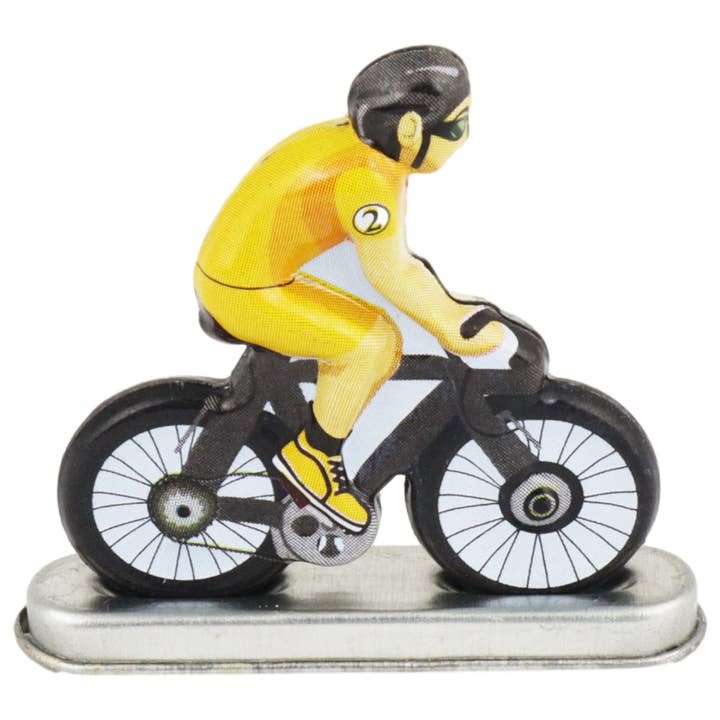 Tribal Trade GmbH - Wholesale Decorative Figurine - Tin Toy Mini Bicycle Cyclist 02 Figure Tin Bike1